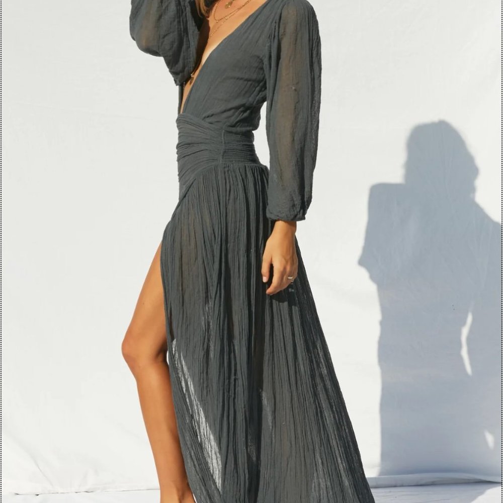 Jen's Pirate Booty Lapis Maxi Dress Never Worn P/S